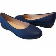 Bailarinas Flats De Mujer Lila Lombardo.  De moda    Oficina    Todas - Azul Marino - Ver 4