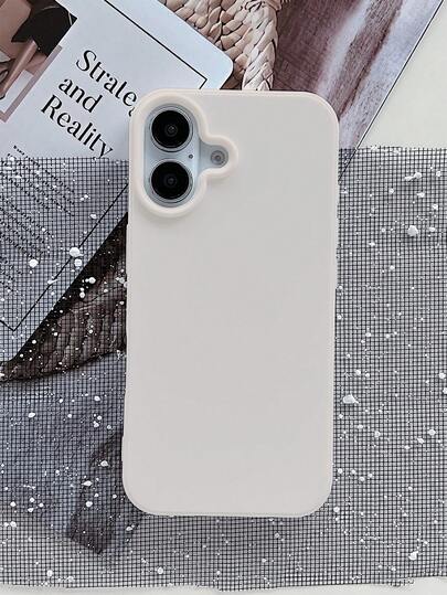 1 pieza Funda de teléfono de unicolor mate a prueba de golpes con cobertura total compatible con Apple 17/16/15/14/13/12/11/XSMAX/X/XS/XR/7PLUS/8PLUS/7/8, regalo de primavera