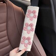 1pc/2pcs Car Seat Belt Shoulder Protector Fresh Floral Car Seat Belt Protector Soft And Comfortable - one-size - View 18