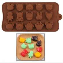 Molde De Silicone 15 LOVE De Grau Alimentar Antiaderente 3D Para Confeitaria/Chocolates/Doces/Bolo/Utensílio De Cozinha DIY - Chocolate - Visão 3