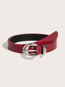 1 件女士腰带，时尚 PU 皮带，韩式百搭装饰，适合牛仔裤、复古紧身裤秋季、秋季、万圣节 - A - 查看 12