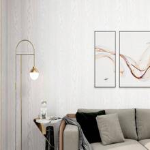 1 件仿白色和米色木纹壁纸，房间装饰，家具翻新自粘墙纸，翻新贴纸剥离墙板，墙纸，壁纸，春季装饰品让您的家焕然一新，节日装饰贴纸礼物生日毕业 - 白色 - 查看 11