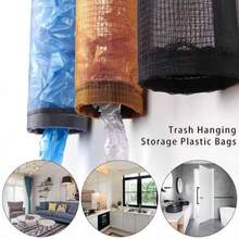 1pc/2pcs/3pcs Wall Mounted Trash Bag Dispenser Storage Rack With Hooks For Home Kitchen Summer Beach Party Grocery Camping Organizing Room Decor Kitchen Accessories Halloween Christmas Wedding Kitchen Holiday Essentials Home Halloween Decorations Garden Camping Travel Essentials Birthday Decorations Birthday Party Decorations - Multicolor - View 4
