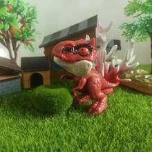 20 件儿童拇指玩具恐龙、迷你恐龙手指木偶套装、迷你卡通恐龙手指木偶、派对礼物、玩耍、学校复活节礼物、（恐龙款式随机）、学校用品老鼠木偶、动物派对礼物、带线木偶 - 彩色 - 查看 13