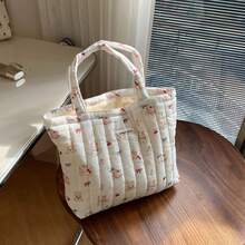 Women Tote Bags - 條形小像小熊 - 查看 7