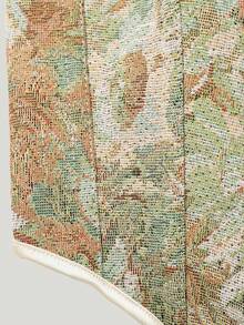 Haut court corset femme à imprimé floral sexy, mode polyvalente avec fermeture éclair latérale, serre-taille ajustable