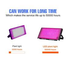 LED 生长灯全光谱室内 USB 5V 红蓝温室帐篷水培系统生长箱种子补光灯阳光 UV/IR IP54 防水种植泛光灯蔬菜花卉水果盆栽苔藓多肉盆景仙人掌幼苗栽培 180° 可调角度绿色植物照明 24/50/96/144led - USB- Plant Floodlight -IP54 Waterproof - 查看 9
