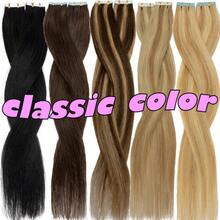 20PCS 50G Tape In Hair Extensions Human Hair Seamless Hair Extensions Tape In #12P613 Hair Extensions Human Hair Tape In Real Hair Extensions Tape In Human Hair 16-26Inch - S12/613 - 查看 6