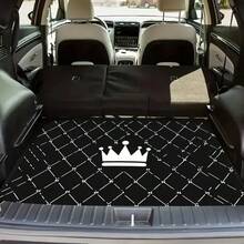 1 件印花后备箱垫，鲜艳的花卉图案，天鹅绒材质，易于清洁，保持车辆内部整洁并保护您的车辆内部，适用于 SUV、卡车和轿车 - 防刮、防滑、易于安装、户外野餐垫、货物衬垫 | 活泼的货物衬垫 | 优质汽车垫 | 防滑汽车后备箱垫 - 均碼 - 查看 6