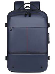 1个真空压缩背包，带行李带，符合TSA标准，采用耐用尼龙材质，可扩展设计，男女通用大容量旅行背包，多功能行李收纳背包，轻便防水，旅行必备 - 彩色 - 查看 15