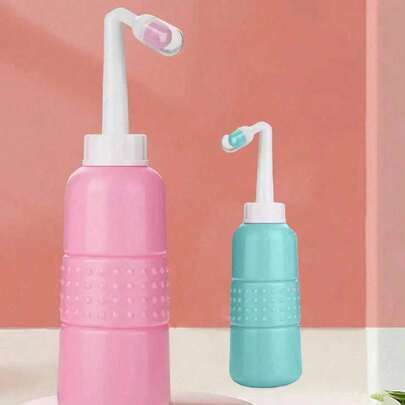 迷你手持式冲洗器，便携式冲洗器，旅行冲洗器，手持式冲洗器，便携式冲洗器，卫生护理臀部清洁器，500毫升容量水箱，浴室配件，浴室工具