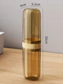 1个二合一便携式牙刷盒，带漱口杯，防尘浴室收纳盒 - 分体式设计，适合家庭旅行/居家/返校，是冬季旅行和情人节的理想礼物，也是家庭、学生、旅行者和节日购物者的完美之选。 - 彩色 - 查看 11