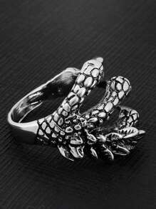 1pc Men's Retro Punk Style Adjustable Dragon Claw Finger Ring, Suitable For Daily Wear, Banquet, Party, Gift, Father's Day, Back To School - Dragon Claw Ring - View 3