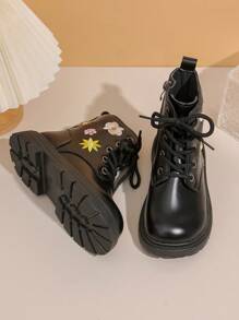 Girls' Boots, New Spring/Autumn Soft Bottom Anti-Slip Princess Short Boots, Girls' Spring/Autumn Boots