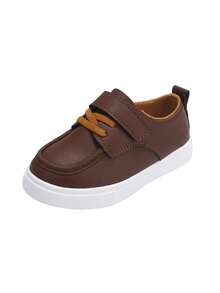 1 Pair Outdoor All-Season Fashionable Casual Retro Style Flat Children Shoes - Brown - View 10