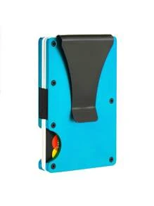 1 Piece Minimalist Wallet With RFID Shielding Function, Ultra-Thin Credit Card Clip, Aluminum Wallet, Suitable For Both Men And Women, Metal Wallet, Men's Front Pocket Can Be Used As A Gift, Multiple Colors, Minimalist Slim Fit