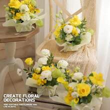 4 Pcs Half Ball Floral Foam Block Green Wet Dry Flower Foam Green Foam Balls Large Flower Craft For Wedding Artificial Flower Plant Bouquet Arrangement DIY Craft - 綠色 - 查看 4