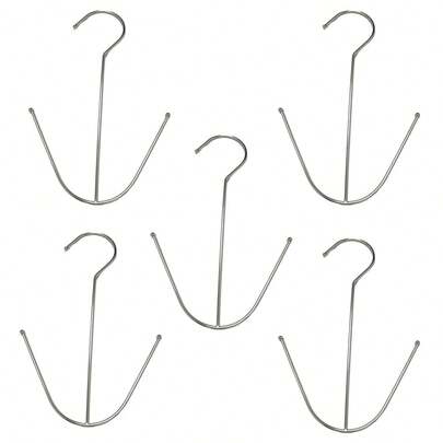 5-częściowy metalowy wieszak na buty, wiatroodporny wieszak na buty do użytku na balkonie i na zewnątrz, oszczędzający miejsce stojak do suszenia butów, trampek i sandałów, łatwy montaż, odporny na warunki atmosferyczne, solidna konstrukcja na deszczowe i słoneczne dni, uniwersalny, wielostanowiskowy wieszak z wentylacją utrzymuje buty suche i bez nieprzyjemnych zapachów, idealny na balkon, patio, do ogrodu i pralni, metalowa konstrukcja zapewniająca długotrwałe użytkowanie