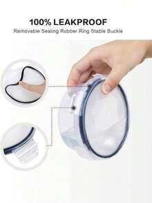 Bộ 24 hộp đựng thực phẩm, hộp đựng đồ dùng nhà bếp chống rò rỉ có nắp đậy, thích hợp đựng trái cây, rau củ, đồ ăn nhẹ, trong suốt, phụ kiện nhà bếp, quà Giáng sinh, đồ dùng học tập, trang trí nhà cửa, quà năm mới. - Nhiều màu - Xem 5