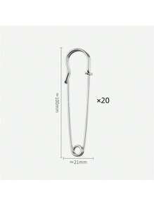 10 件套不锈钢别针 - 耐用、尺寸多样、弹簧锁别针套装，适用于缝纫、绗缝、毛毯、DIY 时尚、家居装饰和工艺品 - 多功能缝纫配件 服装配件 衣服别针 包饰背包 学校办公室配件 衬衫夹克珠宝 圣诞节万圣节衣服别针 有趣可爱的教师礼物