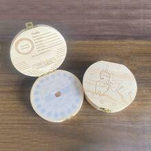 Linda caixa de madeira com fada do dente, caixa de madeira para guardar dentes e cordão umbilical, adorável caixa de madeira esculpida com dentes 3D, para crianças guardarem dentes perdidos, lembrança de dentes caídos, caixa de dente de leite pintada, caixa de lembrança de cabelo de bebê e cordão umbilical, casa de dente, Halloween, presente de Natal - Multicolorido - Ver 9