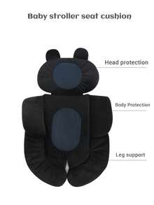 1 件超柔软婴儿车座椅垫，适合婴儿高脚椅、婴儿背带，四季皆宜 - 彩色 - 查看 2