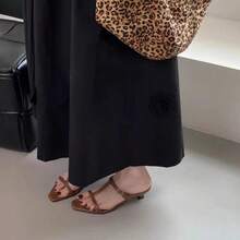 Women Heeled Sandals - 銀色 - 查看 4