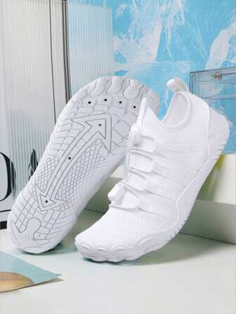 Women's Breathable Quick-Dry Beach Shoes, Swimming Shoes, Water Shoes, White Barefoot Shoes, Beach Shoes, Non-Slip Indoor Treadmill Shoes, Fitness Shoes