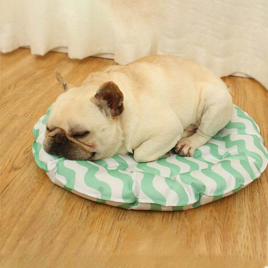 Tapete de Resfriamento de Verão para Cachorro, Almofada de Resfriamento para Animais de Estimação Adequada para Casa de Cachorro, Canil, Carro, Interno e Externo, Tapete de Seda de Gelo e Respirável para Dormir