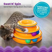 Tower Of Tracks Replacement Balls, 6-Pack Lightweight Cat Toy Balls For Track Toys, Multicolored,9632734 - Đồng - Xem 5