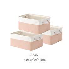 1个双色大容量布艺收纳篮，适用于家居橱柜、衣物、玩具、情人节礼物篮、礼品篮、礼篮等。这款收纳篮也可用于其他用途，例如：女士礼品篮、篮子、收纳篮、情人节毛毡篮、透明篮、桌面收纳、粉色礼品篮、礼品篮包装、圣诞篮、整理收纳、小型收纳盒、化妆品收纳等。