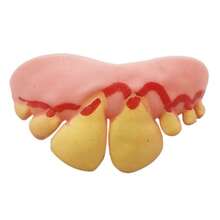 1pc Halloween Fake Teeth Toy, Rabbit Teeth Bunny Teeth, Funny Gag Plastic Soft Tooth Denture - Multicolor - View 15