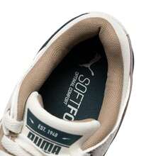 Puma Rebound Retro SD Sneakers, Low-Top Breathable Casual Shoes For Men And Women, 400214-09 - Warm White-light Green-gum - View 6