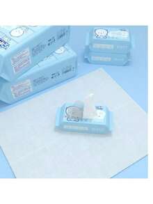 8pcs/Pack Portable Mini Wet Wipes, Convenient For Home And Travel Use, Disposable Cleaning Wet Tissues For Hand And Face Cleansing, Assorted Styles - Multicolor - View 6