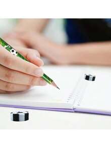 Bộ 12 bút chì thể thao kèm tẩy hình quả bóng đá, bút chì hình quả bóng đá có tẩy hình cầu, đồ dùng văn phòng phẩm chủ đề thể thao - Bút chì gỗ, thích hợp làm quà tặng sinh nhật theo chủ đề (Màu ngẫu nhiên) - màu xanh lá - Xem 5