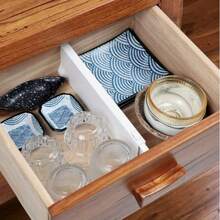 1 件可扩展抽屉隔板，创意隔断板，适用于厨房、卧室、客厅组织