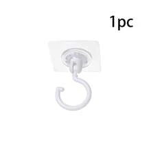 1/3/5 Mehrfarbige drehbare Küchenhaken - Einfach zu installieren, ohne Bohren erforderlich, selbstklebende Haken für Küche und Badezimmer Aufbewahrung/Hängepflanzen/Laternen/Windspiele, praktische moderne Heimdekorationshaken - Verschiedenfarbig - Übersicht 16