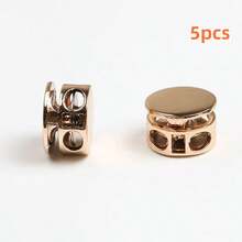 5件/10件可调节金属弹簧按扣 - 圆形绳扣，适用于夹克/连帽衫/裤子 - 彩色 - 查看 19