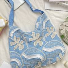 Women Shoulder Bags - 花朵天藍 - 查看 6