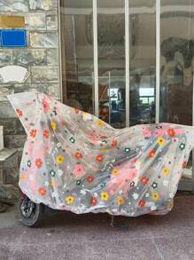 1 pieza Cubierta de lluvia/polvo para motocicleta, Cubierta universal impermeable para scooter y bicicleta, Cubierta antipolvo de PEVA para bicicleta eléctrica