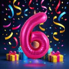 40 Inch Magenta Color Number Balloons, Large Foil Polyester Balloons For Birthday Party Decorations, Suitable For Birthday Theme Parties And Events, Anniversary Celebrations, Graduation Ceremonies, Valentine's Day, Baby Showers, Home Decor Room Background Decorations - Hot Pink - View 13