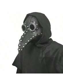 1 件多色可选可调节成人均码趣味中世纪蒸汽朋克瘟疫医生鸟面具乳胶朋克角色扮演面具喙成人万圣节角色扮演道具、派对礼物、生日礼物、礼品填充物、生日派对、房间装饰、墙壁装饰、（某些部件可能是随机的）、节日必需品、秋季、感恩节、万圣节、圣诞节、狂欢节、万圣节道具、万圣节派对、国庆节、秋季 - 彩色 - 查看 8