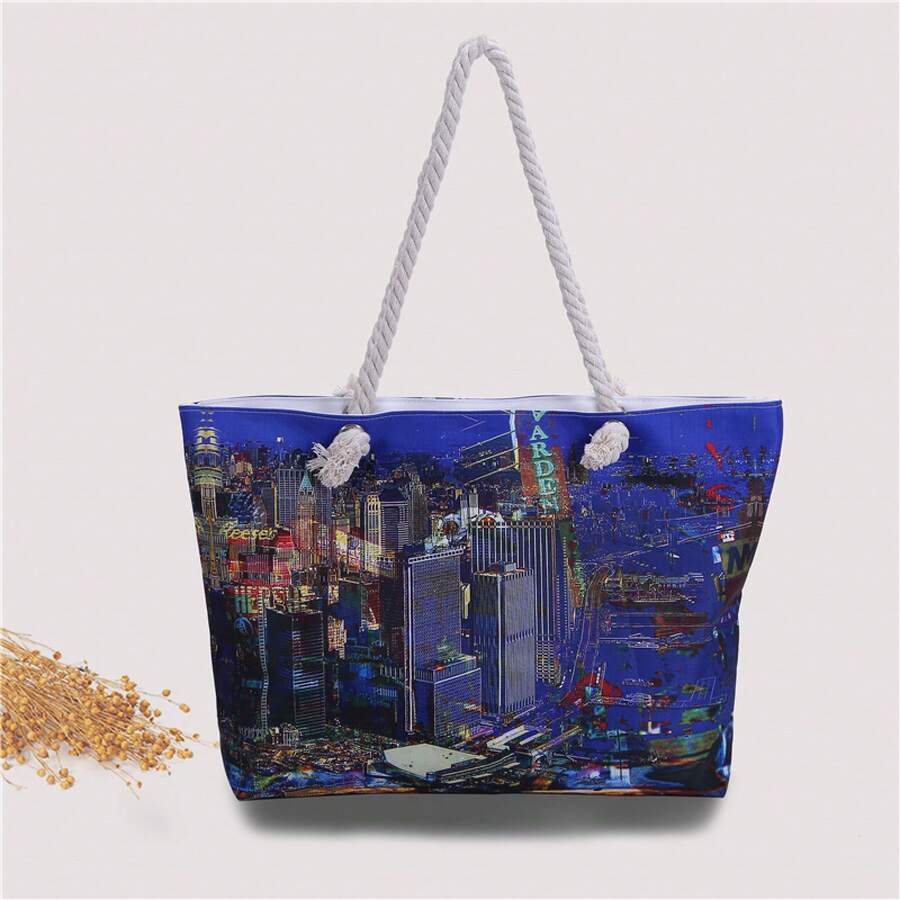 Women Shoulder Bags - 城市夜景 - 查看 1