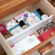 1 件可扩展抽屉隔板，创意隔断板，适用于厨房、卧室、客厅组织
