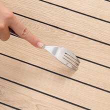 6 件 3D 木板墙板撕下粘贴，仿木壁纸，自粘 PVC 木板可拆卸防水覆盖物，用于室内墙面装饰客厅墙纸墙贴房间装饰 - 彩色 - 查看 4