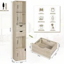 Magazine Rack - Light Oak - View 3