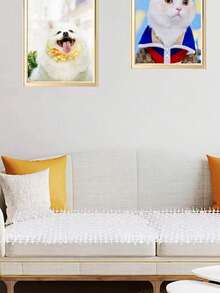 1卷白色PP材质猫咪驱避垫，有效驱赶猫狗，黑色猫咪驱避垫，适用于花盆、草坪、室内外防护垫 - 白色 - 查看 3