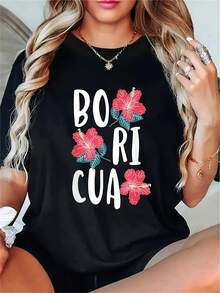 Damen T-Shirt 6DTI - Schwarz - Übersicht 1