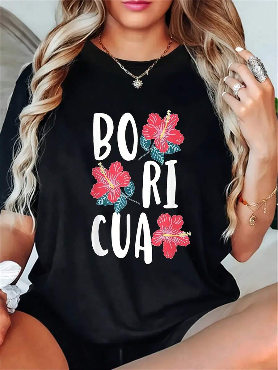Damen T-Shirt 6DTI - Schwarz - Übersicht 1