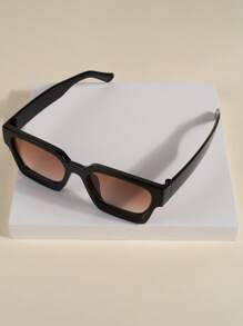 1 pieza/2 piezas/3 piezas/10 piezas Gafas con marco cuadrado grueso, gafas de moda rectangulares gruesas unisex para fotografía callejera, bares, clubes, festivales de música, decorativas, adecuadas para todos los tipos de rostro